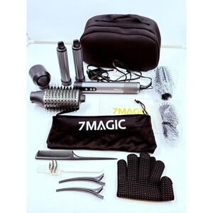 7MAGIC Hair Dryer Brush & 6 in 1 Hair Styler,110,000 RPM High-Speed Hair